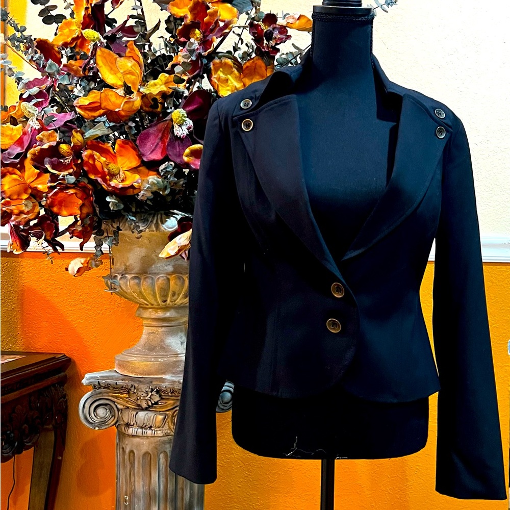 Franco Mirabelli Black Blazer